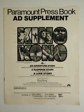 King Kong 1976 Paramount Press Book Ad Supplement