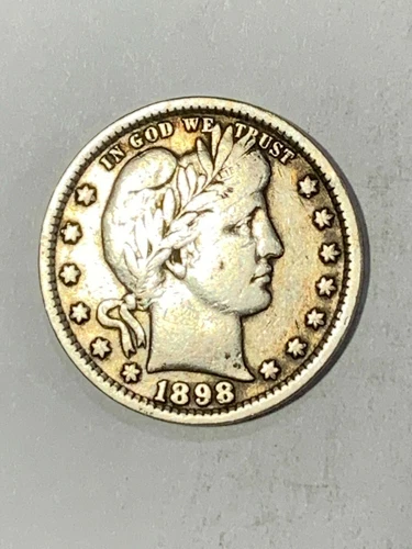 1898  P Barber Quarter