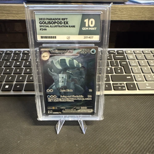 Ace 10 Gem Mint Pokemon Golisopod ex Paradox Rift 246/182 PSA TCG