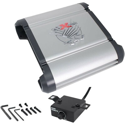 NEW 2000 WATTS 2 Channels Car Amplifier Amp 2/4 Ohm Bass Knob Audio Control