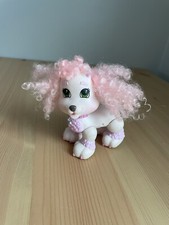 Fisher Price Snap N Style Pets Cheri Poodle Dog Pink Curly Hair So Cute!