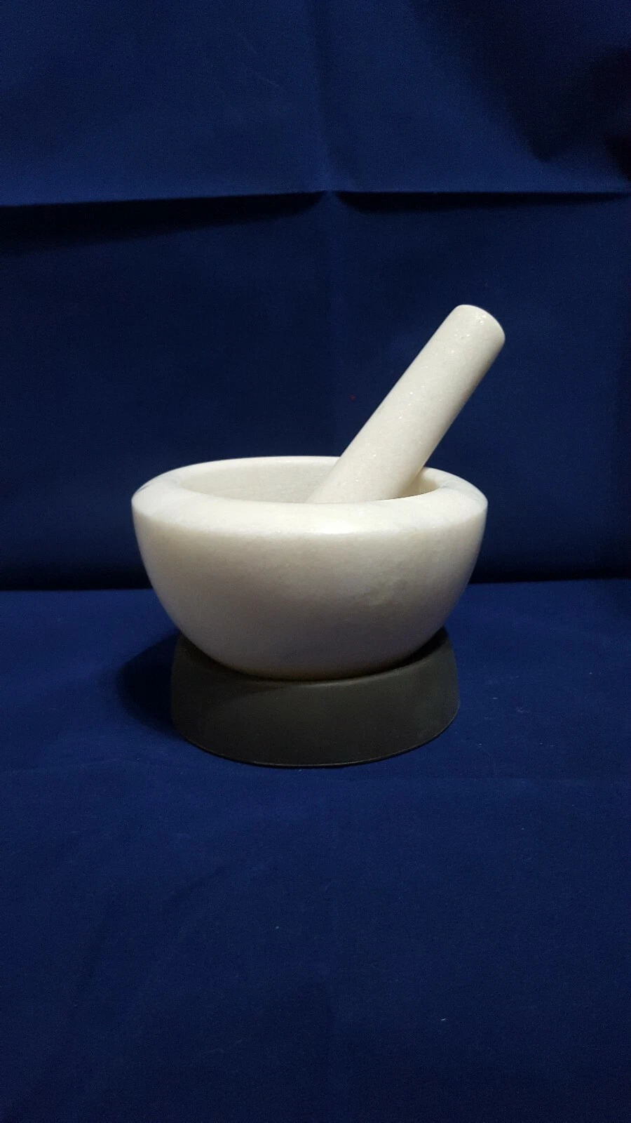 Chef'n Mortar and Pestle Marble/Anthracite Silicone