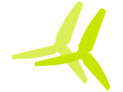 Microheli Plastic 3 Blade Propeller 45mm Tail Blade (YELLOW) - MCPXBL / BL2