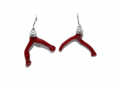 Orecchini con sfera di corallo - ' - Gioielli & Arredi di Design