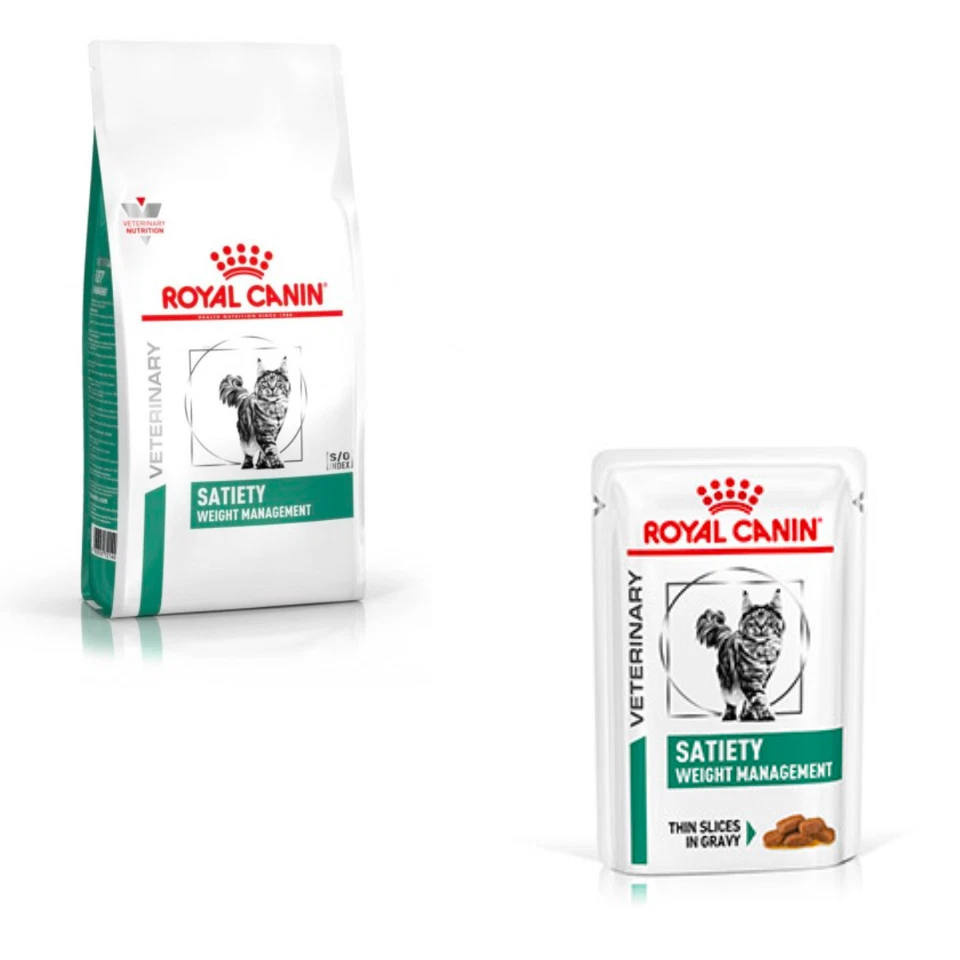 Royal Canin Cat Food Veterinary Health Nutrition Feline Satiety Wet Or Dry
