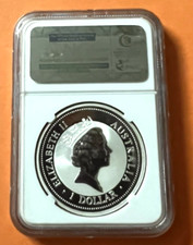NGC Certified Australian Kookaburra Silver Bullion Coins for NGC Certified Australian Kookaburra Silver Bullion Coins for