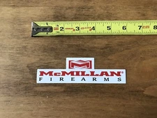 McMillan Firearms  Stickers/Decal Gun Tactical AR AK Hunting  Shot Show Pistol