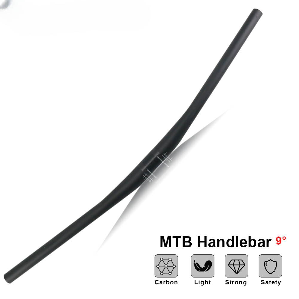 Carbon Mtb Bicycle Handlebars Flat Mountain Bike Handle Ba