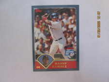 MANNY RAMIREZ RED SOX 2003 TOPPS OPENING DAY  BASE CARD  #73