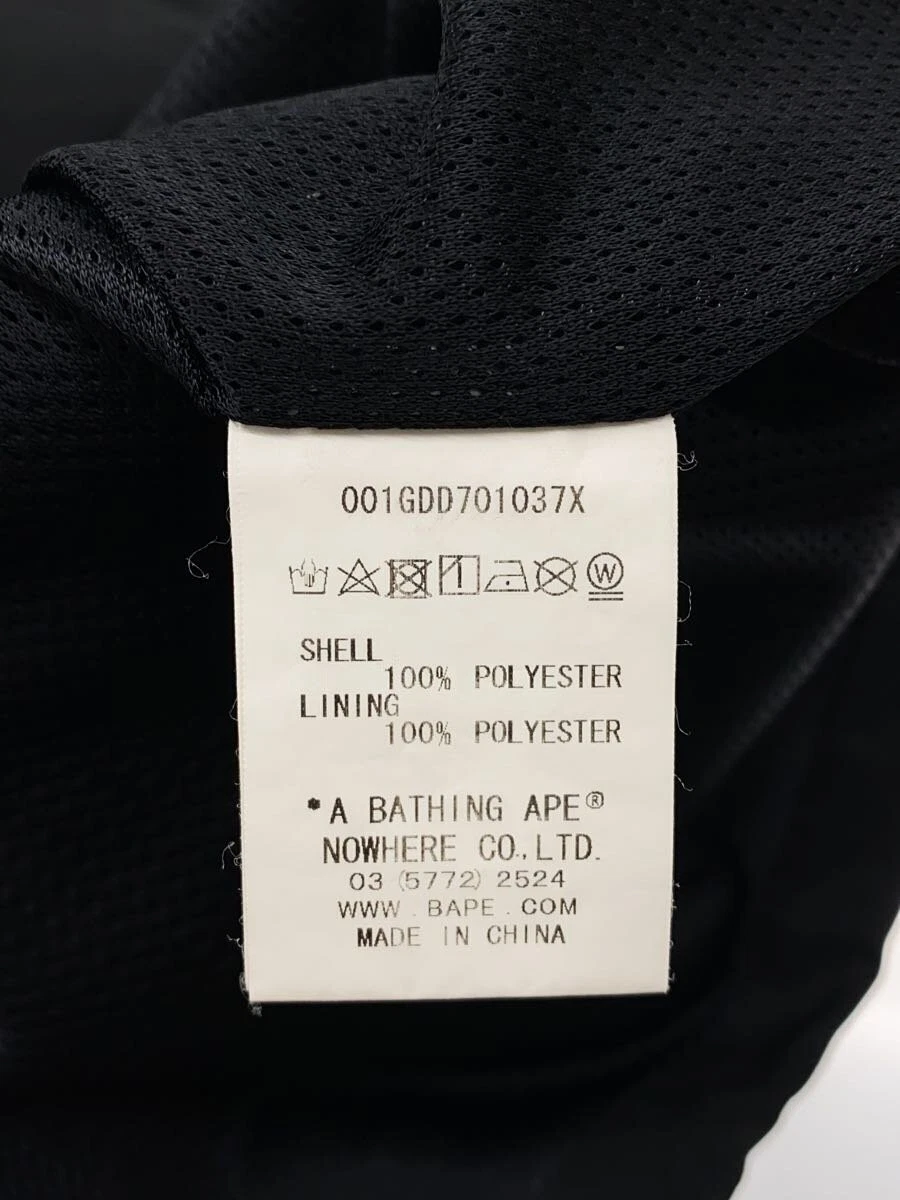 A BATHING APE (BAPE) Giacca con cappuccio A BATHING APE nera M usata