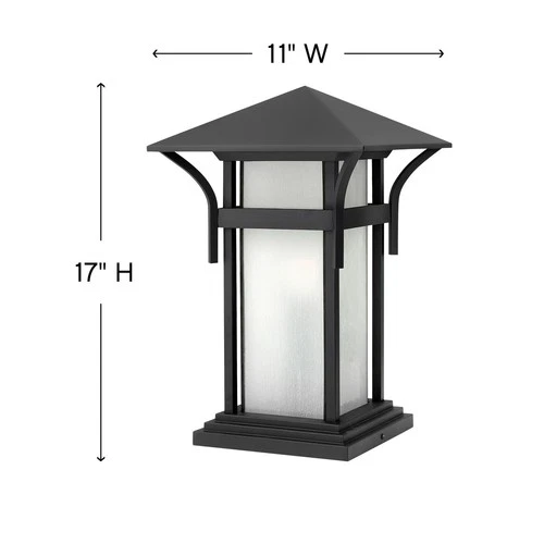 Hinkley Lighting 2576-LV Harbor 12v 3.5w 17" Tall 12v 3.5w Pier - Black - Picture 3 of 8