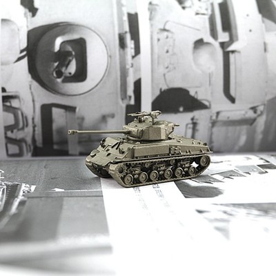 1/144 Full Metal Cast Abrams' Ride Thunderbolt VII Sherman Medium Tank Model