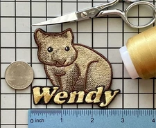 Wombat Patch Personalized Custom Iron-on Badge