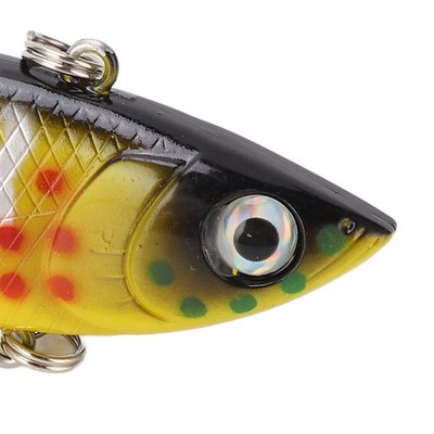 6x Sinking Hard Fishing Bait Artificial Plastic Fishing Lures For Freshwater SET