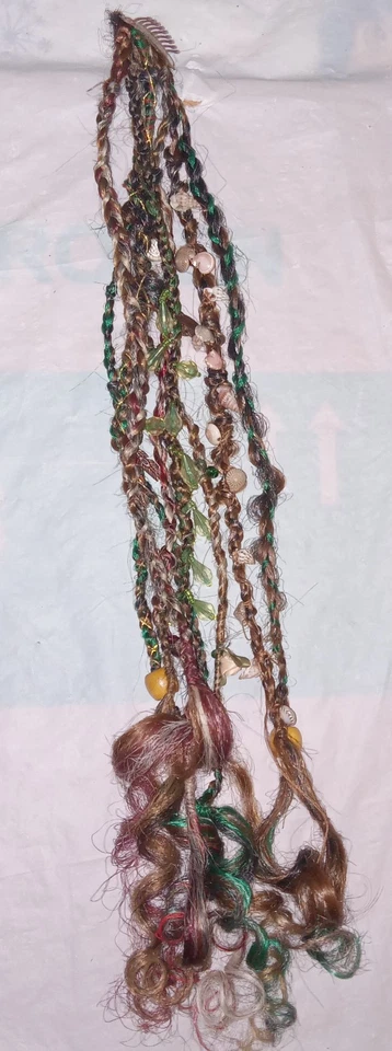 Textura Sintética Boho Twist Rizos Lagertha Locs Estilo Vikingo Cabello Scandi Rastas Foto 2 de 4