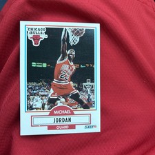 1990-91 Fleer - Michael Jordan #26 Chicago Bulls HOF GOAT Nm Mt Sharp Clean