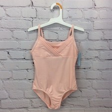 Cat  Jack Girls Leotard Size S 6/6x Pink Keyhole Back Ballet Dance Gymnastics