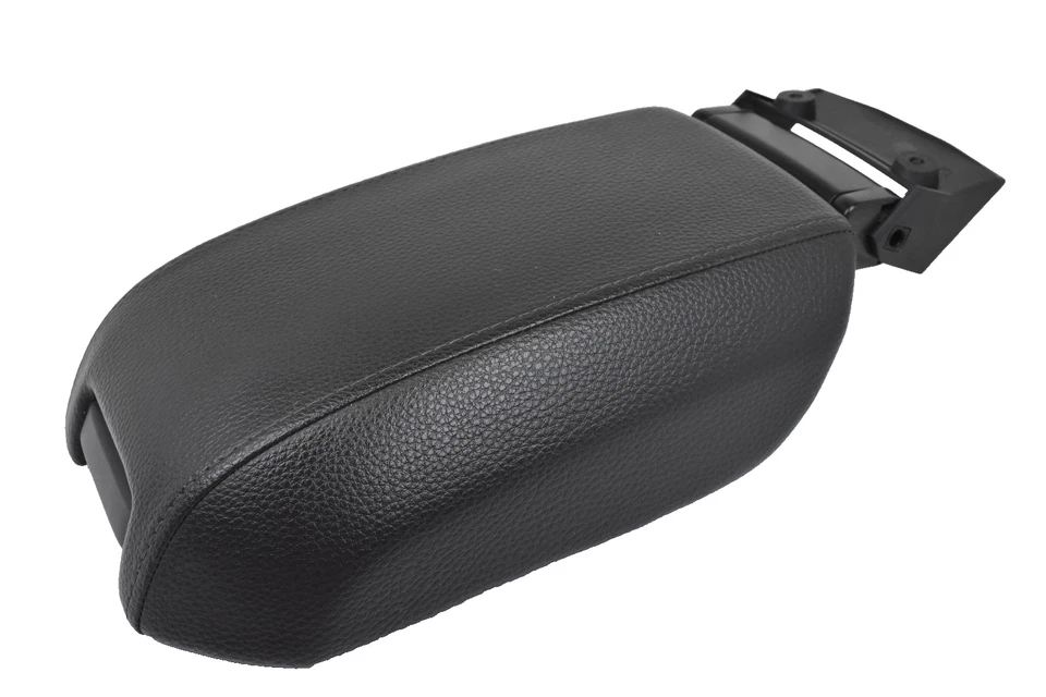 Volvo XC90 2003-2014 consola central cuero negro reposabrazos tapa almacenamiento OEM Foto 4 de 4