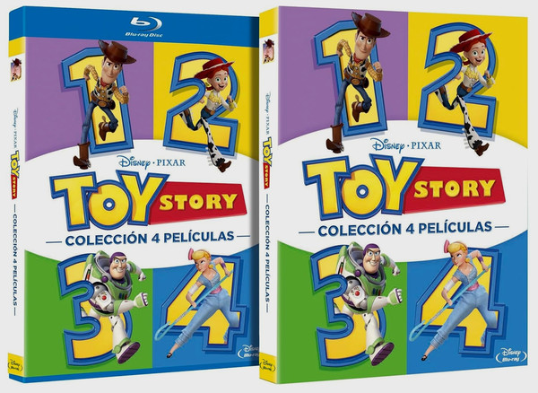 Toy Story Colecion 4 Peliculas Disney Blu-Ray Nuevo Sellado Animacion A-B-C