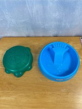 Vintage Little Tikes Dollhouse Turtle Sand Box and Swimming Pool