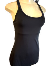 Inspiration Maidenform Black Camisole Shirt Shapewear Sz Med Strappy va