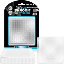 26 Pack Square Disposable Drain Cover - Hair Catcher Mesh Sticker Strainer