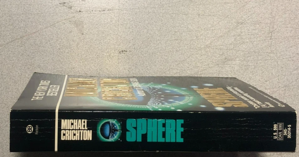 SPHERE by Michael Crichton (1993) Ballantine paperback - Image 2 of 3