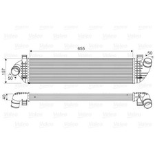 VALEO LADELUFTKÜHLER TURBOKÜHLER passend für VOLVO C30 C70 S40 V50 | 818571
