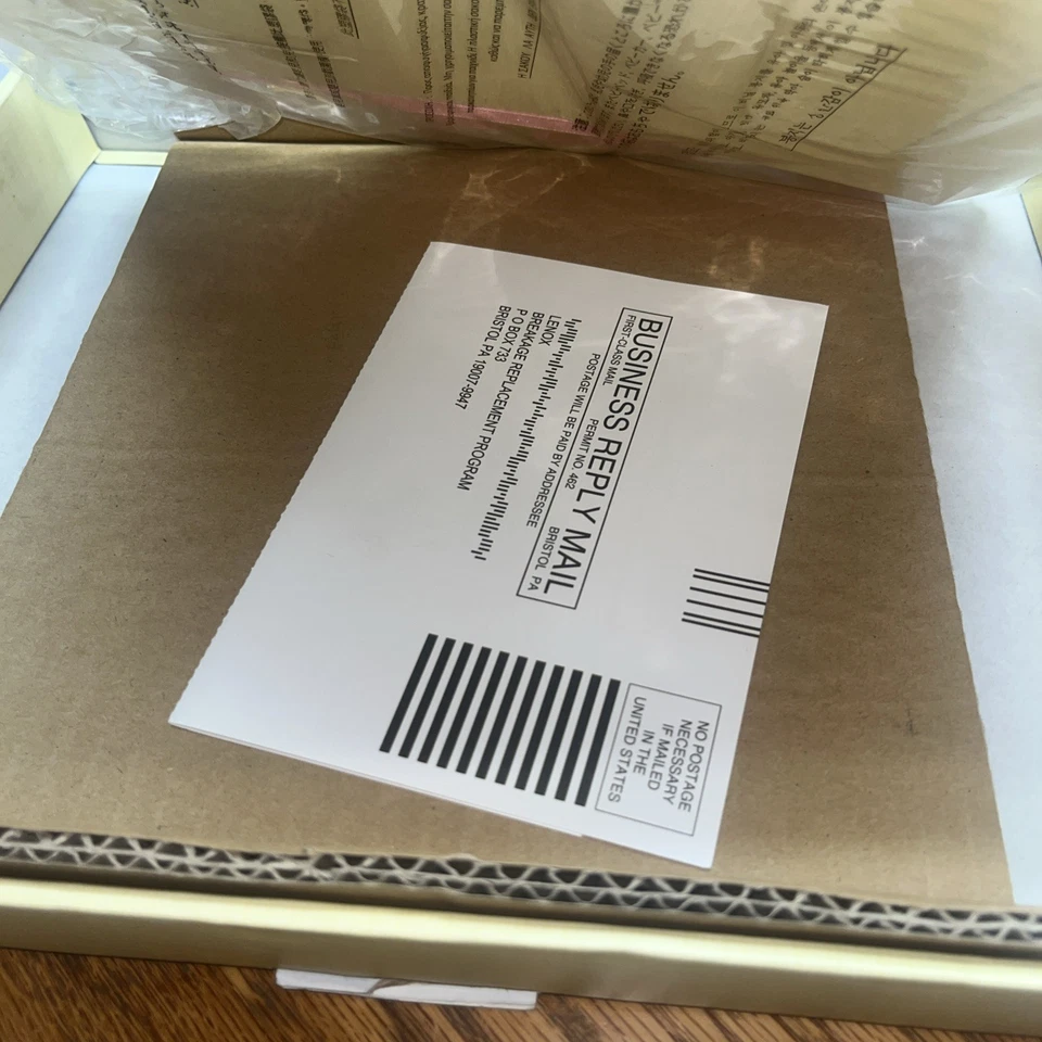 Lenox Double Baby Frame with Interchangeable Ribbons NOS see details - Image 3 of 4