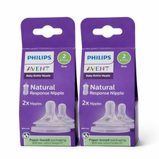 Philips Avent Natural Response Nipple Slow Flow 2-Pack