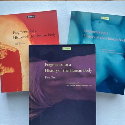 Vintage 1990 Fragments History Human Body 3 Vol Michel Feher Zone Books PB