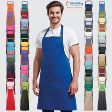 Premier UNISEX Pocket Apron Workwear Cooking Baking Restaurants Catering Bib Top