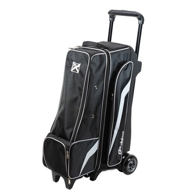 KR Strikeforce Cruiser Black/Silver 4x4 Inline 4 Ball Roller Bowling Bag