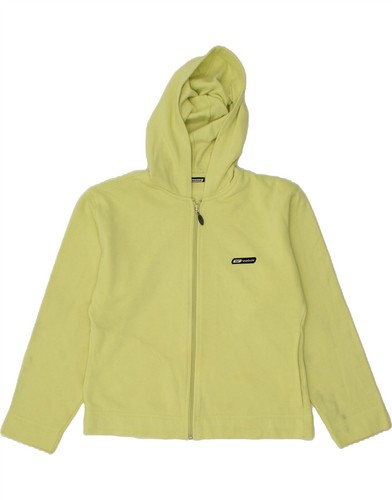 REEBOK Boys Zip Hoodie Sweater 13-14 Years XL Green Polyester BZ02