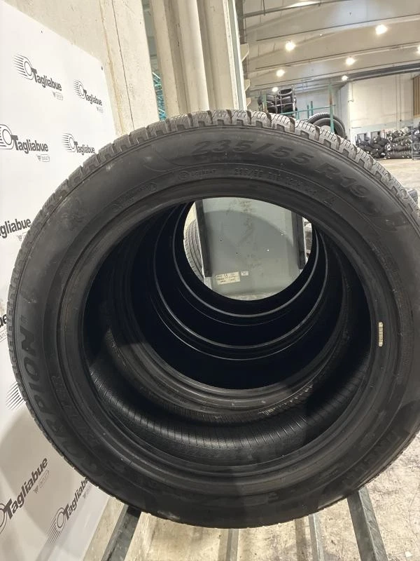 SET 4 GOMME 235/55R19 101H DOT2019 PIRELLI SCORPION WINTER USATO INVERNALE (AO) - Immagine 4 di 4