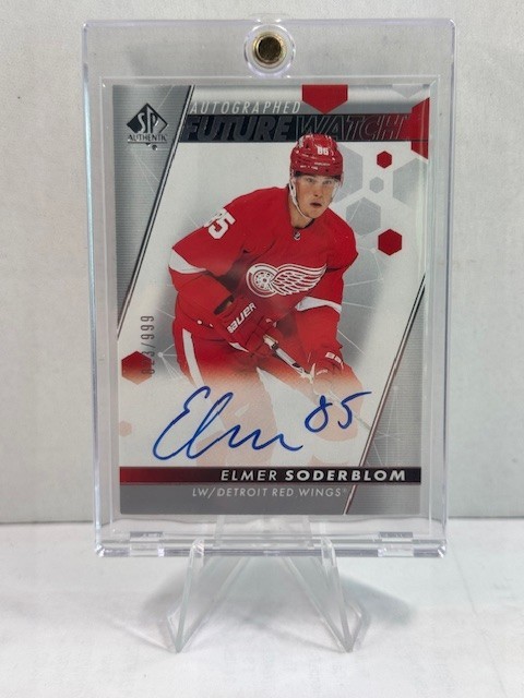 2022-23 SP Authentic #147 Elmer Soderblom #/999 Future Watch Auto