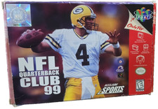 NFL Quarterback Club 99 Nintendo 64 N64 CIB