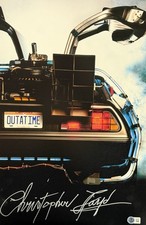 Christopher Lloyd Signed 12x18 Photo Back to the Future Autograph Beckett
