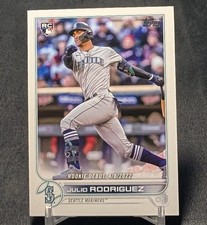 Julio Rodriguez MLB Debut Rookie RC 2022 Topps Update Series Card #US97 Mariners