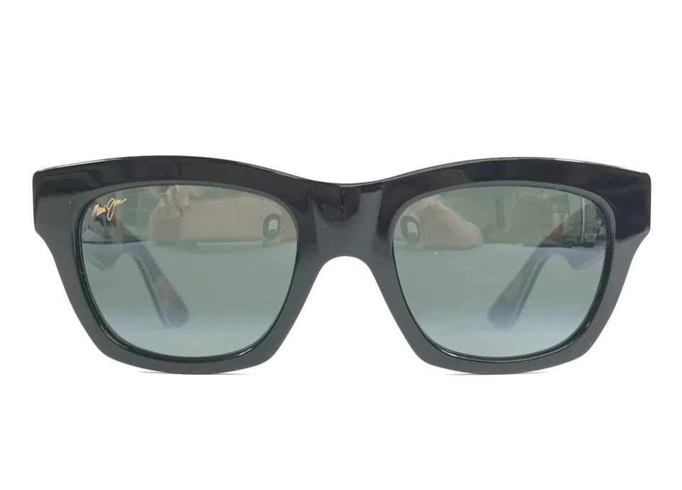 Gafas de sol Maui Jim Charlie Lyon MJ277-53 arte negro brillante con lentes gris neutro Foto 2 de 4