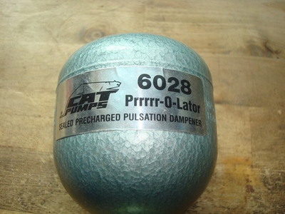 #ad CAT Pumps Pulsation Dampner Sealed Precharged # 6028 Prrrrr O Lator Germany $249.99