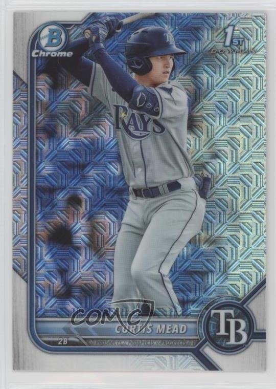2022 Bowman Chrome Prospects Mega Box Mojo Refractor Curtis Mead #BCP-10 12g7