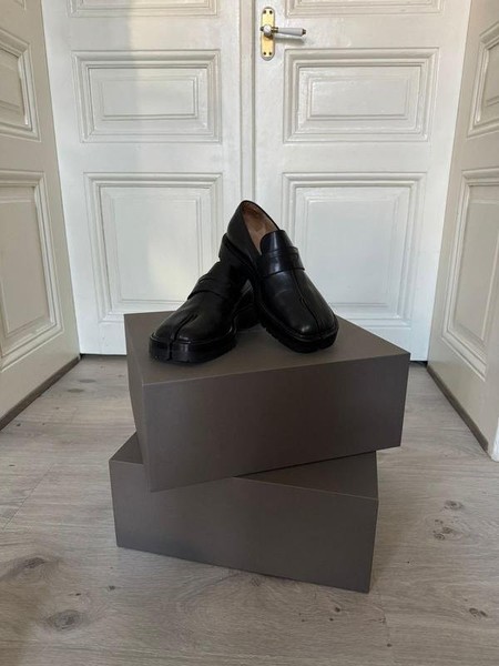 Women Maison Margiela Boots Black Leather 41