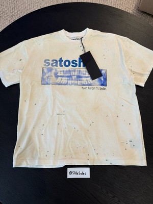 Brand New Satoshi Nakamoto Don't Forget To Smile Tee White Large