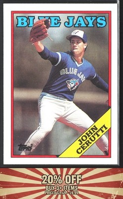 1988 Topps #191 John Cerutti Toronto Blue Jays