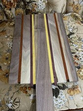 5 Pack Plus 2 Free Hardwood Mix Cutting Board Blanks 11  wide 24  to 28  long X3/4