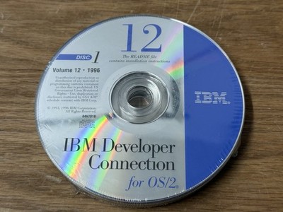 Rare NEW SEALED CD DISCS IBM Developer Connection for OS/2 Vol 12 1996