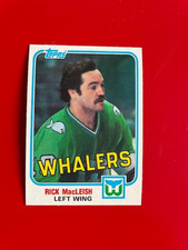 1981-82 Topps hockey set break #108E Rick MacLeish - Hartford Whalers NRMT