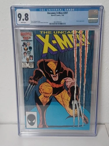 UNCANNY X-MEN #207 (Marvel Comics, 1986) CGC Graded 9.8 ~ WHITE Pages