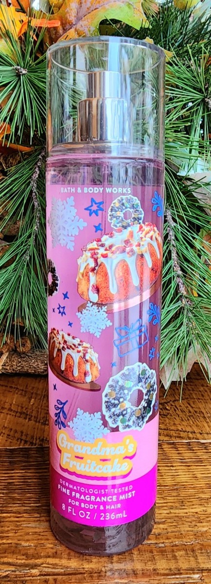 NEW🎄CHRISTMAS~🍒🥮GRANDMA'S FRUITCAKE ~BODY MIST~Bath Body Works